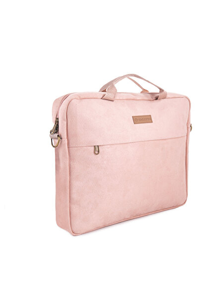 zagatto Women's Laptop Bag Zagatto® Villa Eco, Pink, 15.6", Eco-Leather, 28.5x38.5x5 cm, ZG614