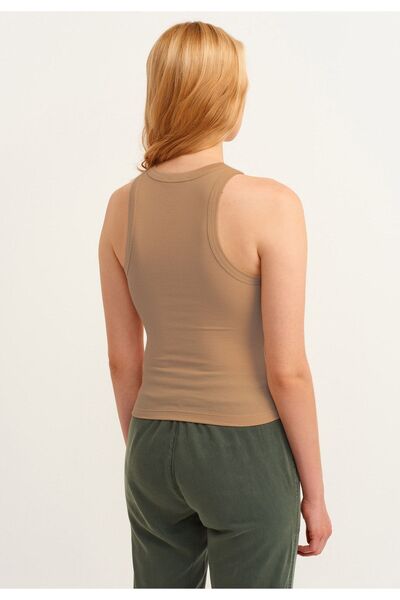 la & vetta Pack of 2 Ribbed Halter Collar Knitted Tank Top