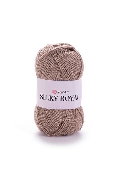 Yarnart Silky Royal - Πλεκτό Χέρι Νήμα Milk Coffee-437