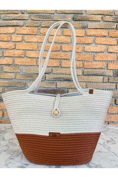MS Glassware Σειρά Wicker Hane - Τσάντα παραλίας, χεριών και μπράτσων
