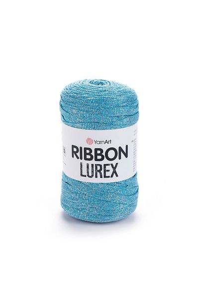 Yarnart Rıbbon Lurex - Glitter, Αξεσουάρ Χειροποίητο Πλεκτό Σχοινί Τιρκουάζ-733