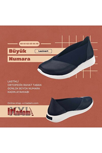 İriadam 40 - 41 - 42 - 43 - 44 Büyük Numara Kadın Günlük & Gündelik Ayakkabı