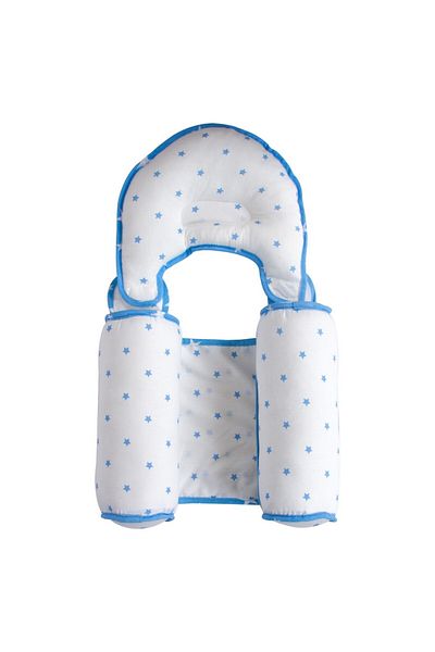 Sevi Bebe Pozitionator cu pernuta anti-plagiocefaliei Blue SeviBebe