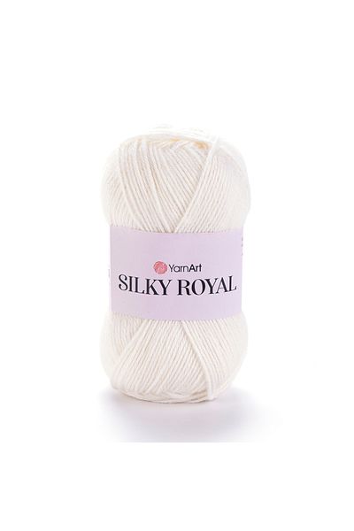 Yarnart Silky Royal - Πλεκτό Νήμα Χεριών Λευκό-447