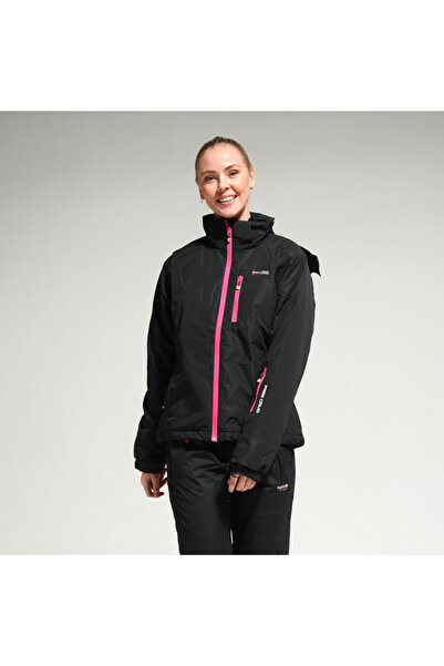 Freecamp Kadın Kayak Montu-siyah-pembe