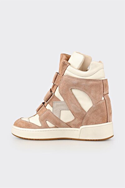 Elle Shoes Naturel Deri Kadın Spor Bot