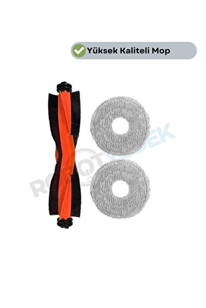 robotyedek Perie principală și mop negru de înlocuire compatibile Xiaomi S20+...