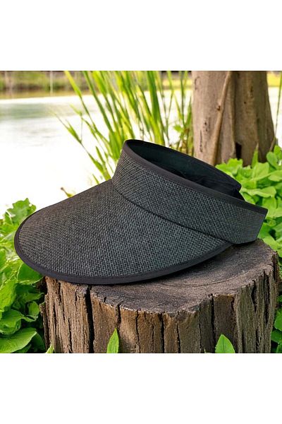 BY SCK Women's Straw Hat Summer Beach Hat Premium Quality - Visor Hat