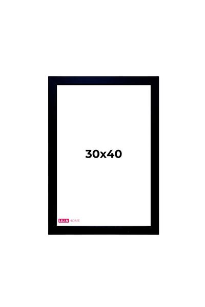 LiliaHome 30X40 cm Black Color Hollow Photo Frame