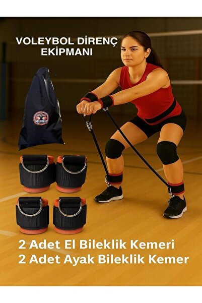MERAYON Voleybol Pas Yardım Direnç Bandı, Çeviklik, Servis, Kol Sallama  Antr...