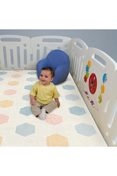 Unigo Pastel Honeycomb Oyun Matı Ve Halısı 230cm X 140cm, 15 Mm