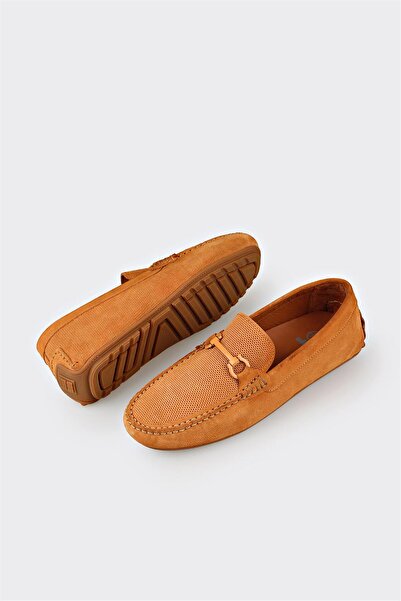 Elle Shoes Sarı Deri Erkek Günlük Ayakkabı