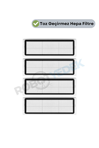 robotyedek Filtru Hepa de înlocuire compatibil Xiaomi S20+ Plus - 4 bucăți