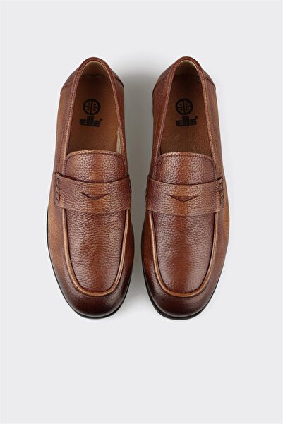 Elle Shoes Taba Deri Erkek Günlük Ayakkabı