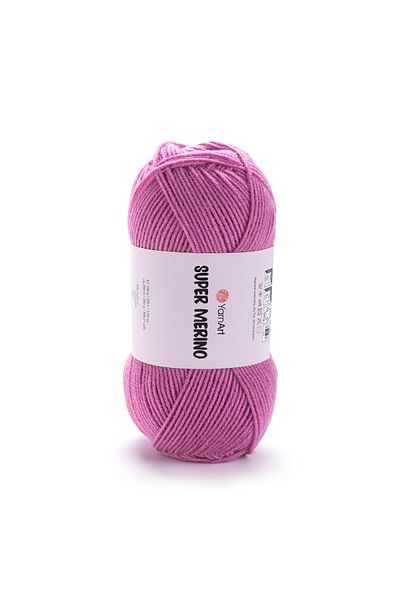 Yarnart Super Merino - Πλεκτό Χέρι Νήμα Ροζ-1249