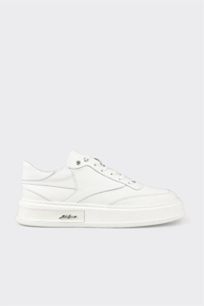Elle Shoes Beyaz Deri Erkek Spor Ayakkabı