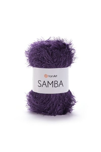 Yarnart Samba - Χειροποίητο Πλεκτό Σχοινί Μελιτζάνα Μωβ-28