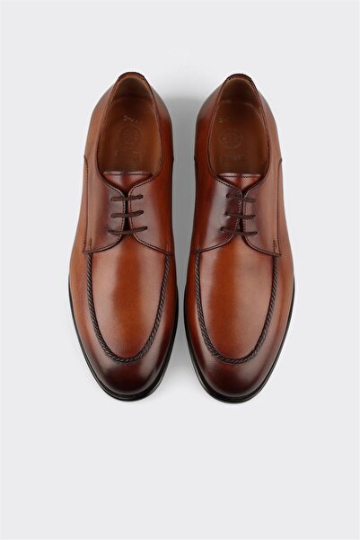 Elle Shoes Taba Deri Erkek Klasik Ayakkabı