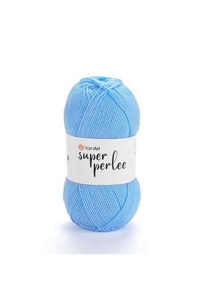 Yarnart Super Perlee - Πλεκτό Χέρι Νήμα Ανοιχτό Μπλε-215