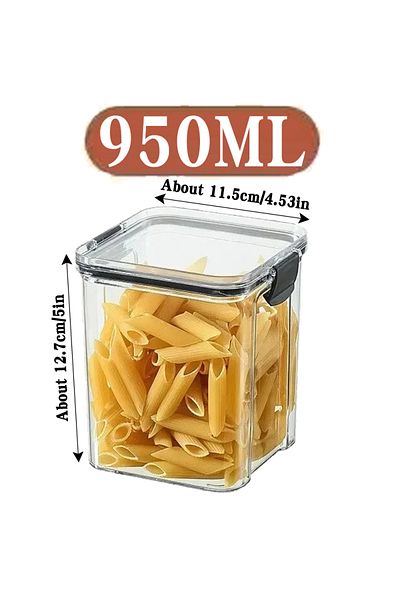 Choice 950ml Kitchen Multigrain Snack Sealed Storage Box Dried Fruit Dried Goods Jar Drawer Storage Contain