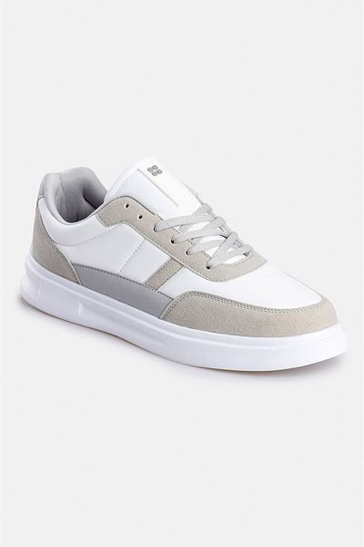 Avva Men's White Flexible Sole Sneaker A31y8067