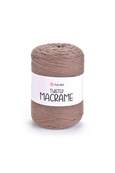 Yarnart Twisted Macrame - Μακραμέ Χέρι Πλεκτό Νήμα Mink-788