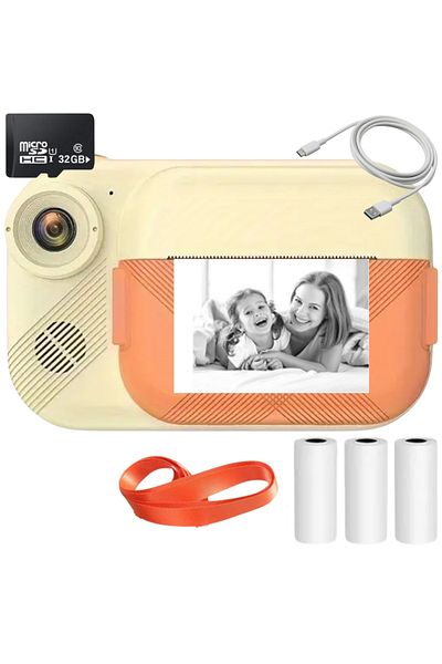 SMARTIC Camera, Instant Print, Full HD 1080p, 3.5”, 1200mah, Games, Mp3, Memory Card Gift