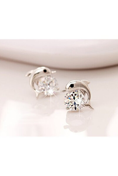 Kelan Cercei argint „Delfin” – minimalist