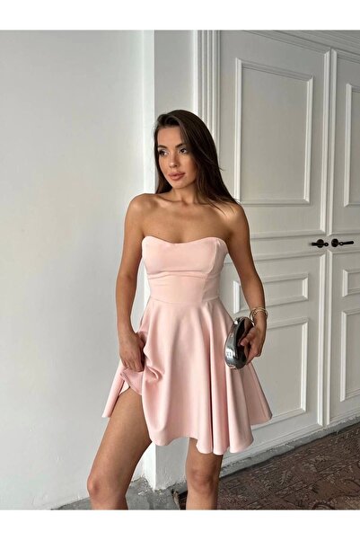 Diemmood Women's Strapless Mini Dress