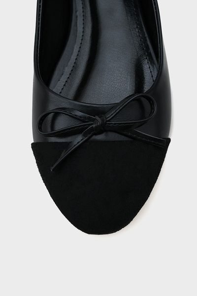 Capone Outfitters Balerini de damă Becky cu vârf din piele intoarsa