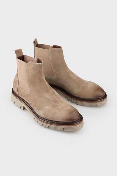 Elle Shoes Ανδρικές casual μπότες Mink Leather
