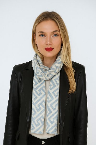 Sebir Moda T Patterned Knitwear Scarf