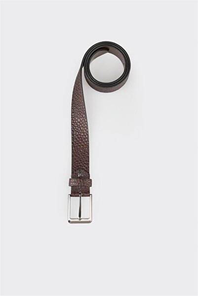 Elle Shoes Kahve Deri Erkek Kemer