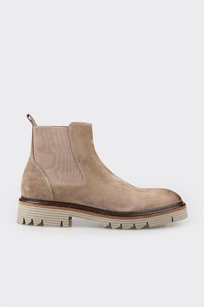 Elle Shoes Ανδρικές casual μπότες Mink Leather