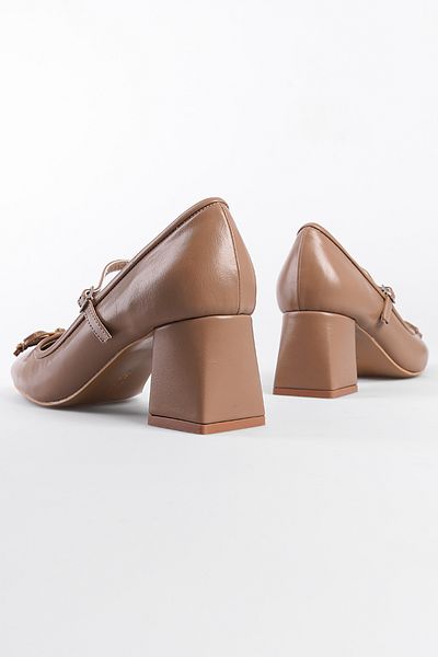 Capone Outfitters Дамски обувки на среден ток - дизайн с ленти