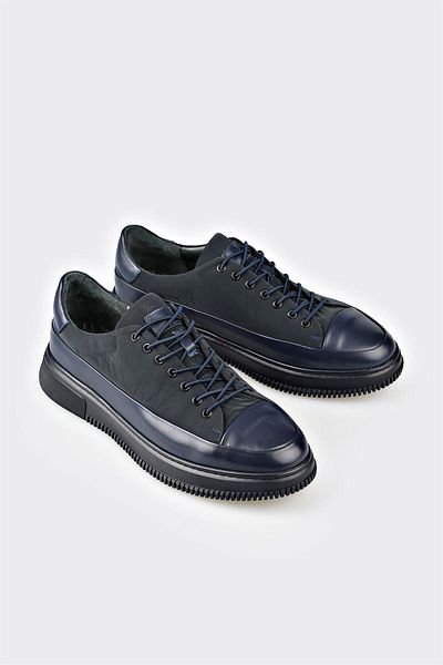 Elle Shoes Navy Blue Men's Casual Shoes