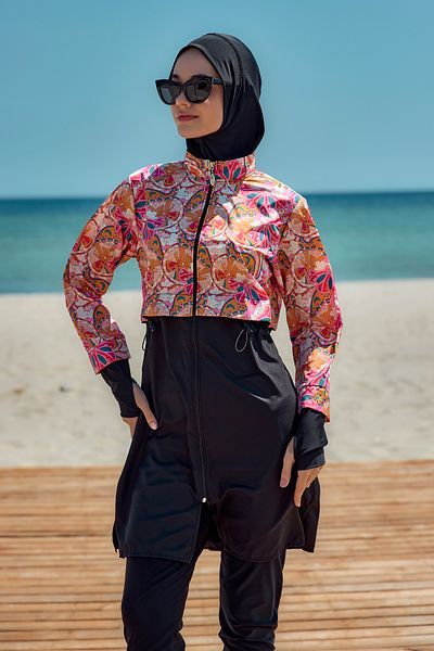 Remsa Mayo Πλήρως καλυμμένο μαγιό Hijab Hale R2501