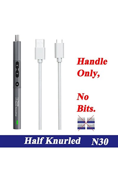 Choice مفك براغي كهربائي دقيق جديد ومُحسَّن N30 نصف مُخَرْشَد 2023 بمقبض قلم ...