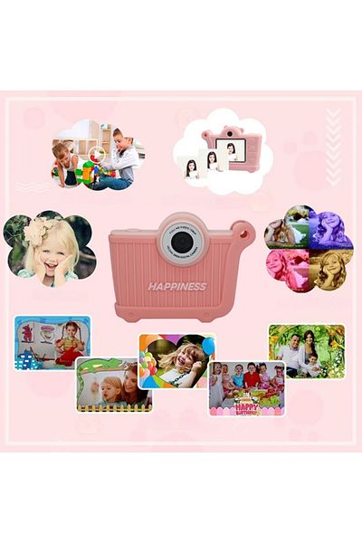 SMARTIC Camera, Instant Print, Full HD 1080p, 2.4”, 600mah, Games, Mp3, Memory Card Gift