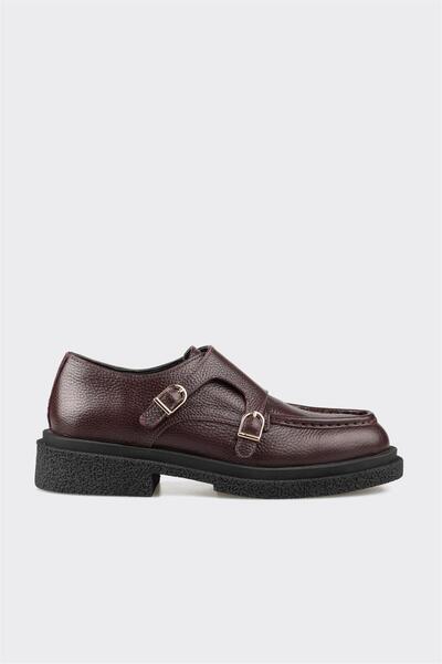 Elle Shoes Kahve Deri Kadın Günlük Ayakkabı