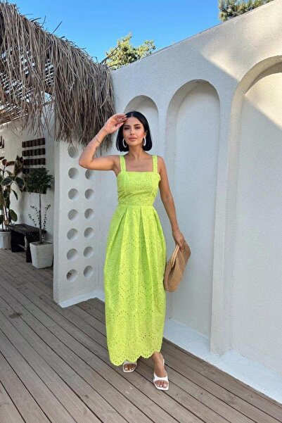 DEAG Φόρεμα με Πράσινο Λουράκι Συσκευής Brode