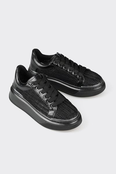 Elle Shoes Women's Black Sneakers