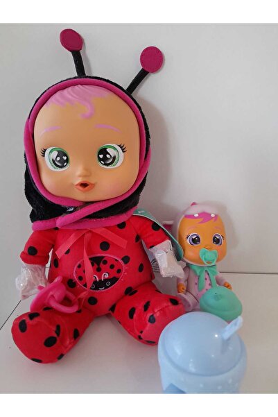 sfs elektrik Cry Bebek 2 Adet Aksesuarlı Bebek Ağlayan Bebek Cry Cry Baby Bab...