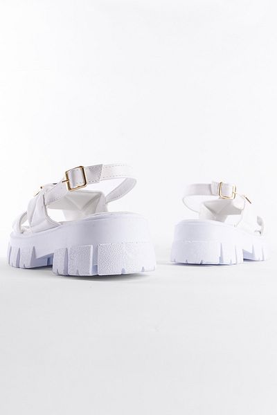 Capone Outfitters Sandale de damă Chiquita cu talpă groasă cu curele la gleznă