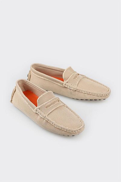 Elle Shoes Beige Men's Casual Shoes