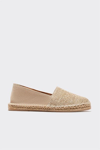 Elle Shoes Mink Leather Women's Espadrille