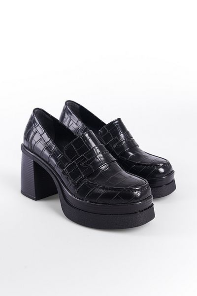 Capone Outfitters 1003 Model Medium Heeled Round Toe Women's Loafer