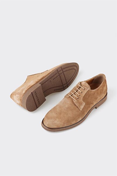 Elle Shoes Camel Leather Men's Casual Shoes
