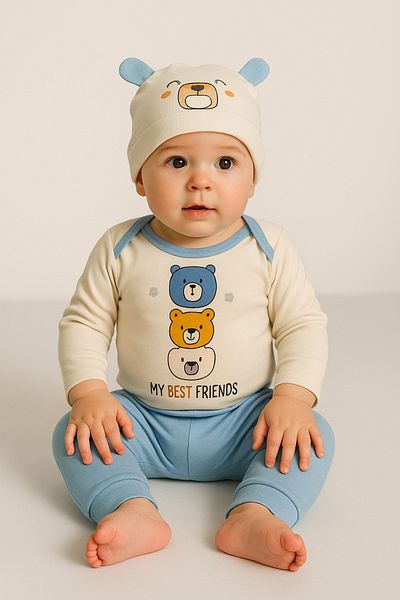 bebekyol Best Friends Baby Rompers