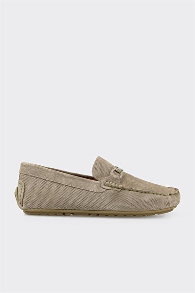 Elle Shoes Haki Deri Erkek Günlük Ayakkabı